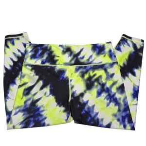 Athleta Elation Tie Dye 7/8 Tight Women's XL Green Blue Athleisure High Rise